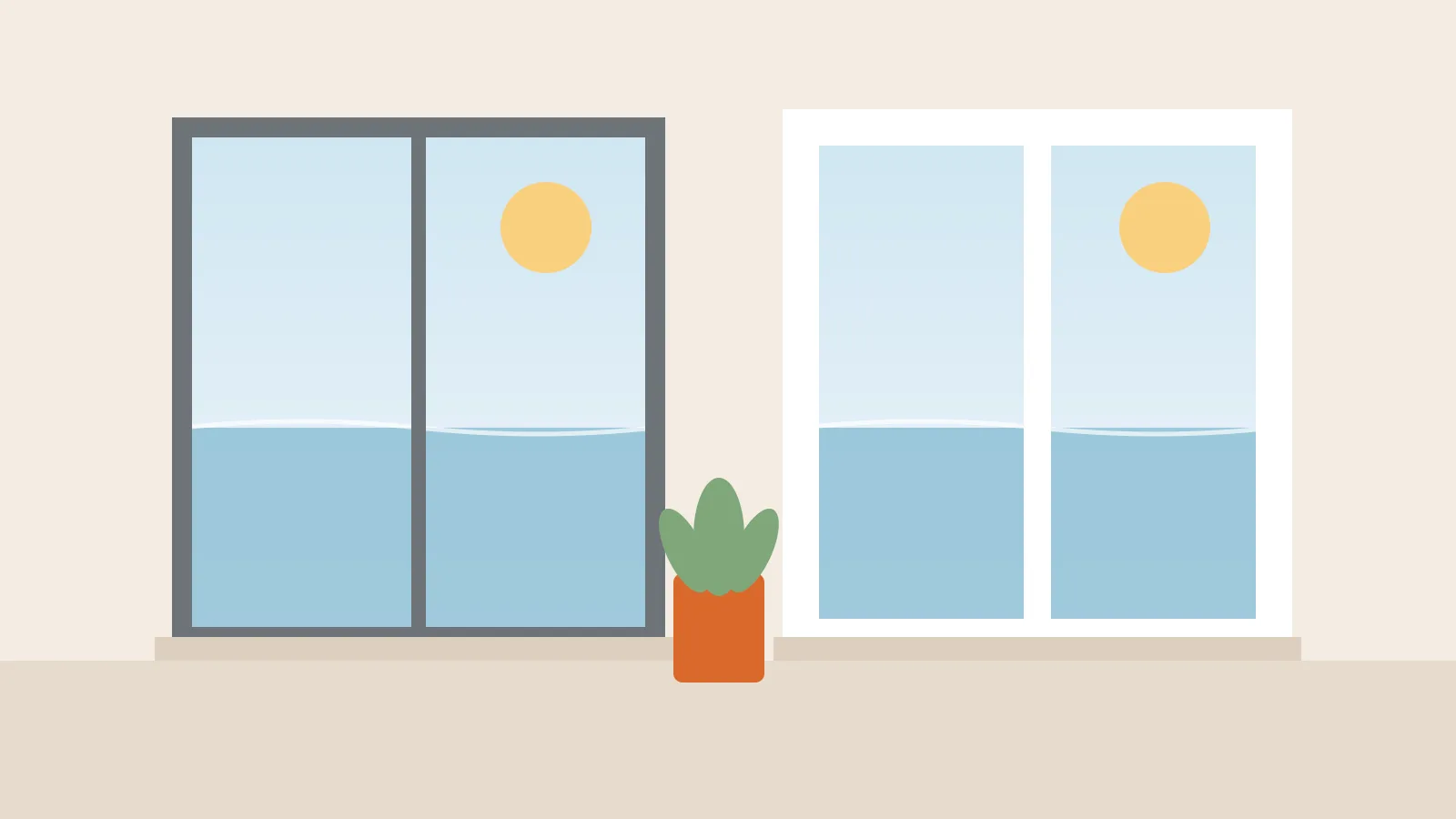 Ventanas de aluminio o PVC en la costa: cuál elegir con el salitre